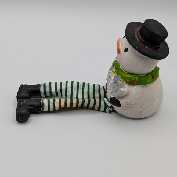 Shelf Sitter Snowman Holiday Christmas Figurine - Picture 2 of 8